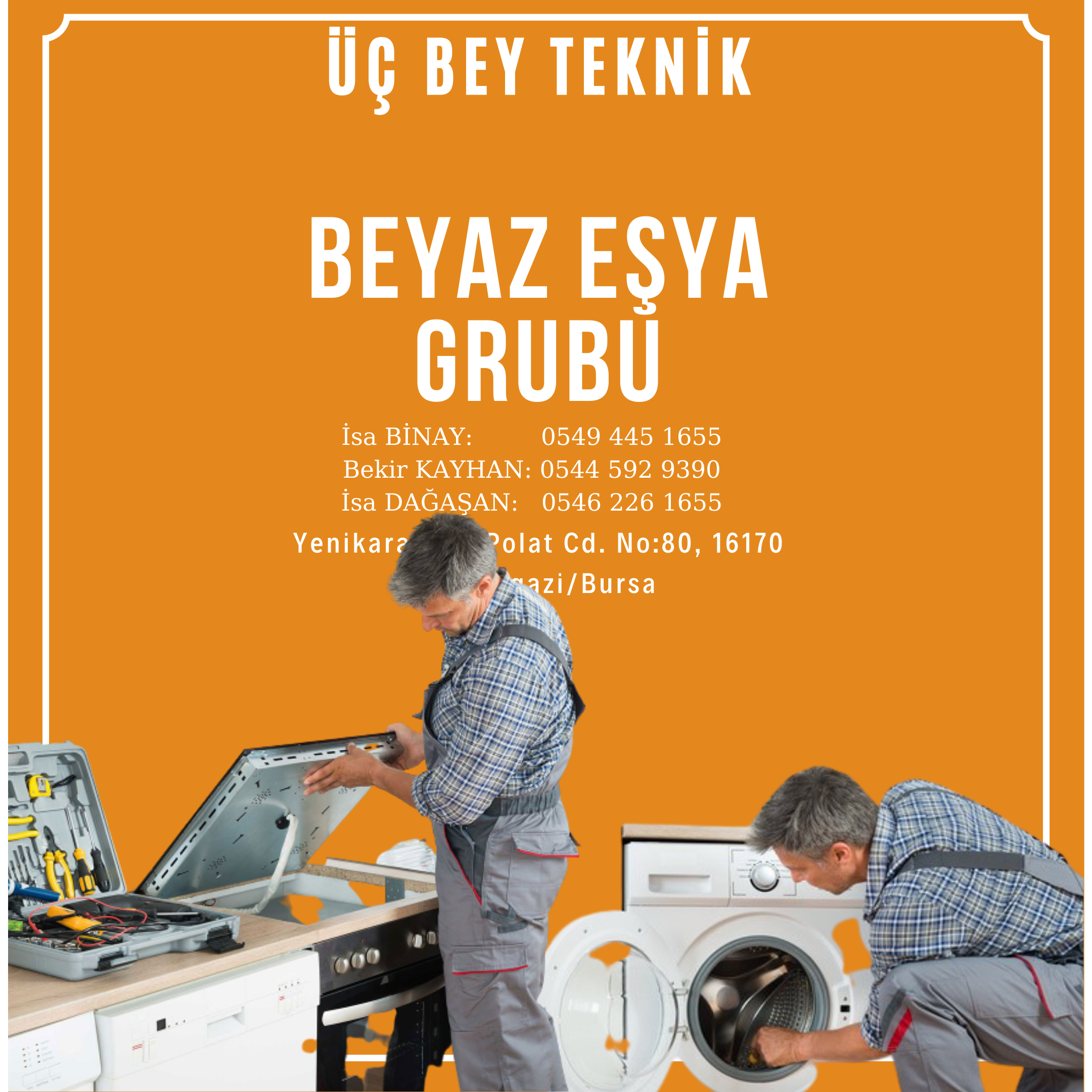 Yalova Çiflikköy Yetkili Servis, Beyaz Eşya Servisi	