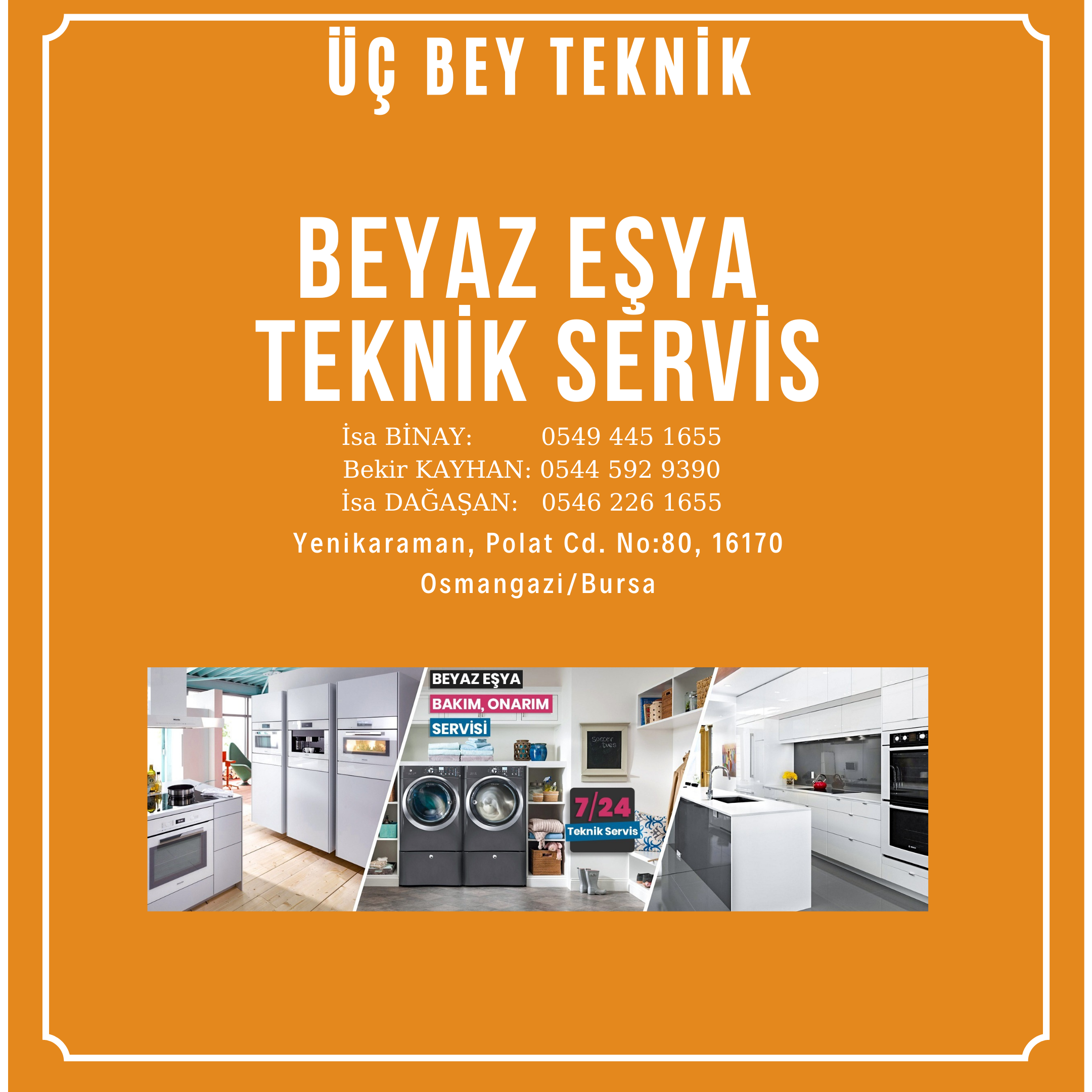 Yalova Termal Yetkili Servis, Beyaz Eşya Servisi	